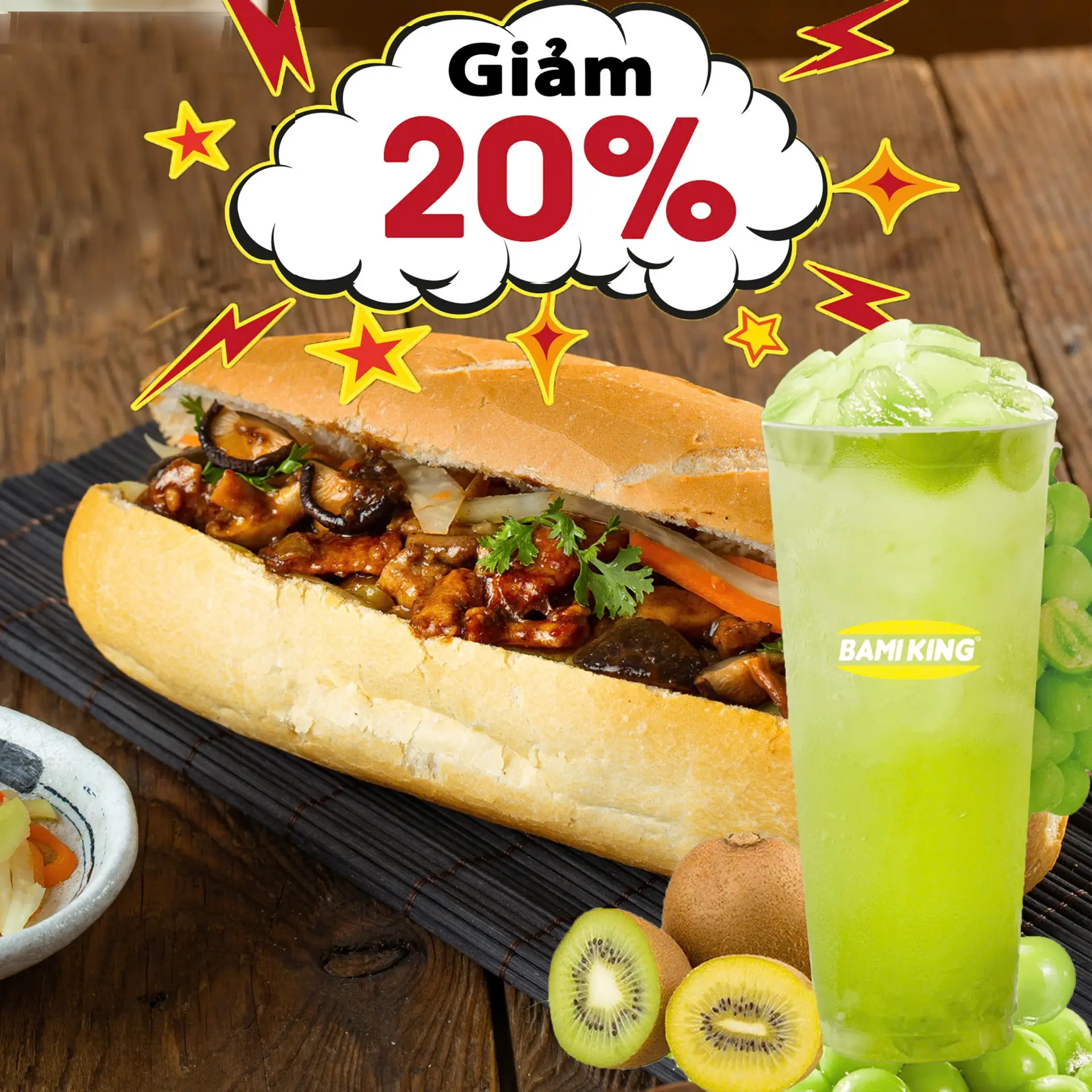 Hình ảnh COMBO Bánh Mì Gà Nấm 38
