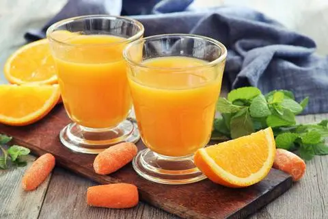 Hình ảnh Nước ép cam cà rốt
