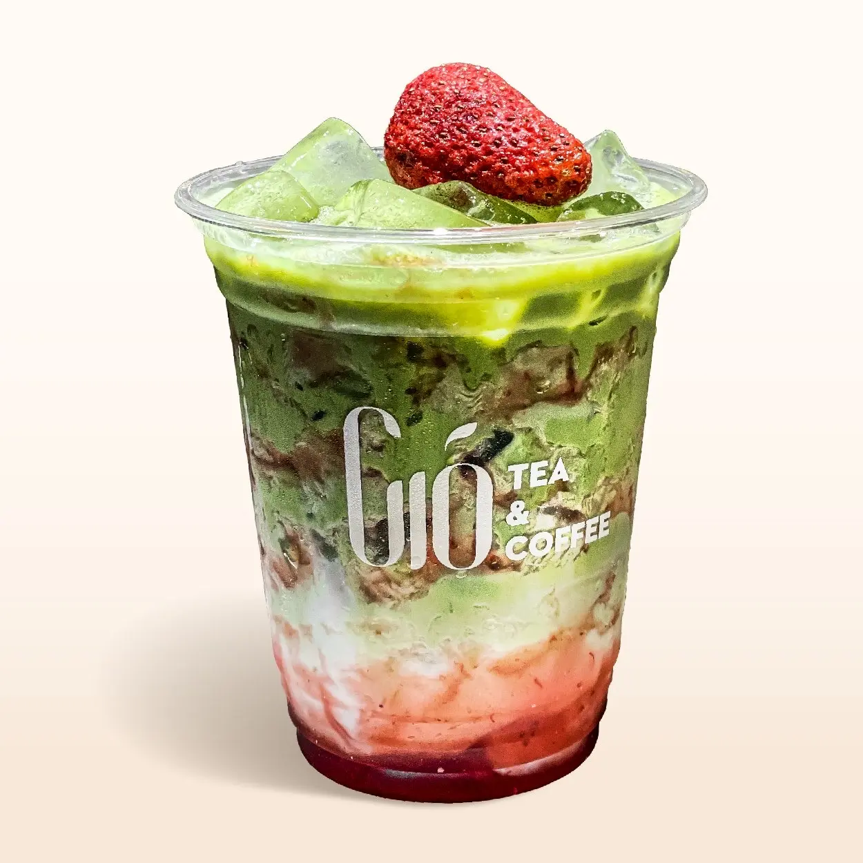 Hình ảnh Matcha sữa dâu tây (nhật)