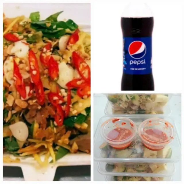 Hình ảnh COMBO 2 MÓN TRÉ TRỘN SiÊU NGON CHÂN GÀ SỐT THÁi TẶNG ( BÁNH PHỒNG+ 1 CHAi Pepsi)