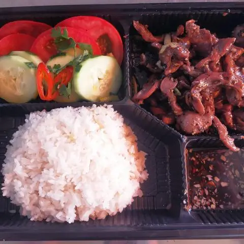 Hình ảnh Mề gà xào sả ớt