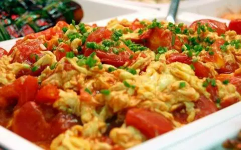 Hình ảnh Trứng chiên cà chua