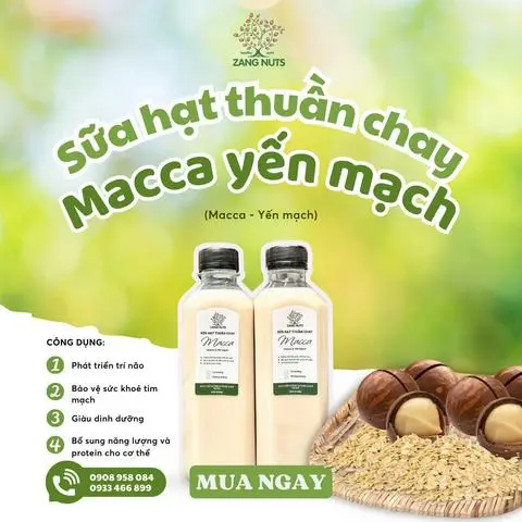 Hình ảnh Sữa Macca mix Yến mạch