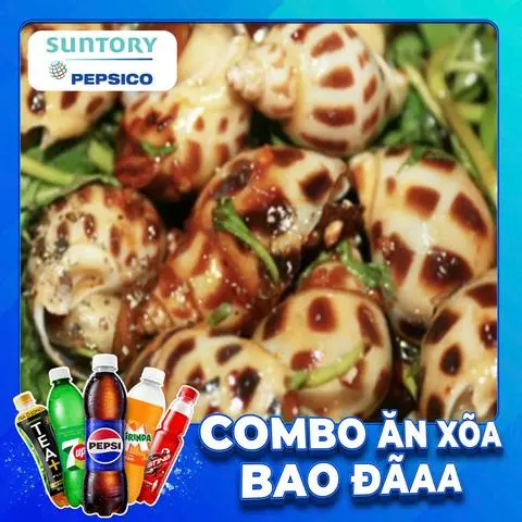 Hình ảnh COMBO ỐC HƯƠNG XÀO ME + NƯỚC NGỌT SPVB