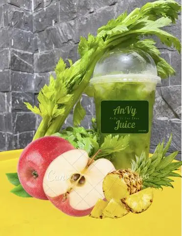 Hình ảnh Nước ép Táo - Thơm - Cần Tây