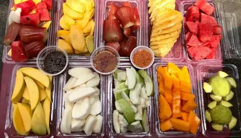 Hình ảnh Mít + Mận + Ổi ( 500gr + muối Tây Ninh)