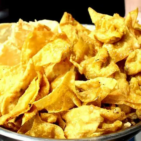 Hình ảnh Hoành thánh chay chiên 100g