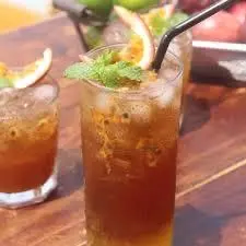 Hình ảnh Hồng trà Chanh dây - hạt chia