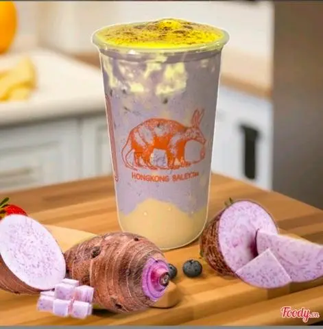 Hình ảnh Trà Sữa Khoai Môn Nghiền Kem Trứng Nướng