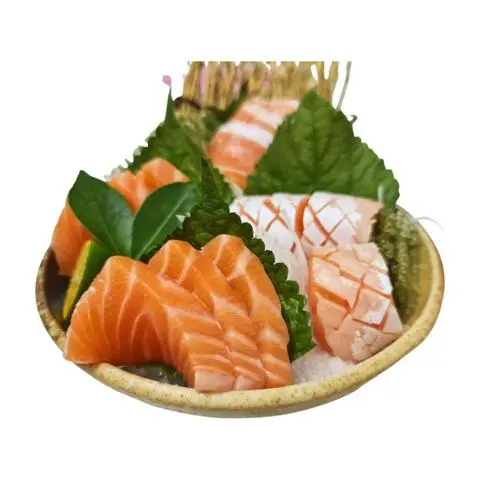 Hình ảnh Sashimi Bụng Cá Hồi & Cá Hồi
