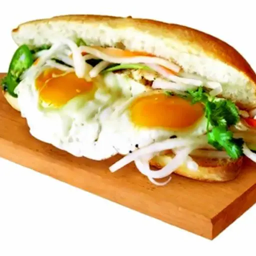 Hình ảnh Bánh Mì Ốp La Lớn