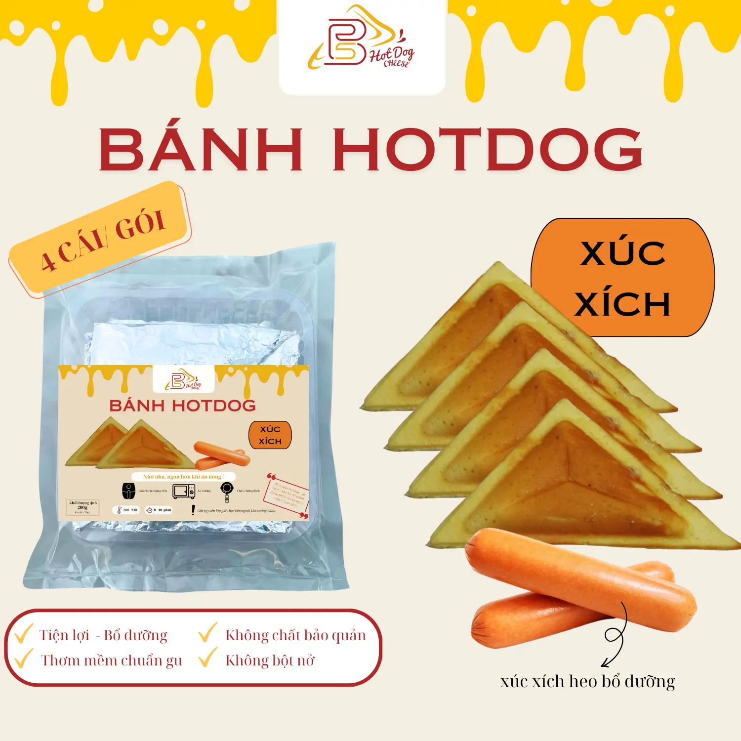 Hình ảnh Xúc Xích - Loại Túi