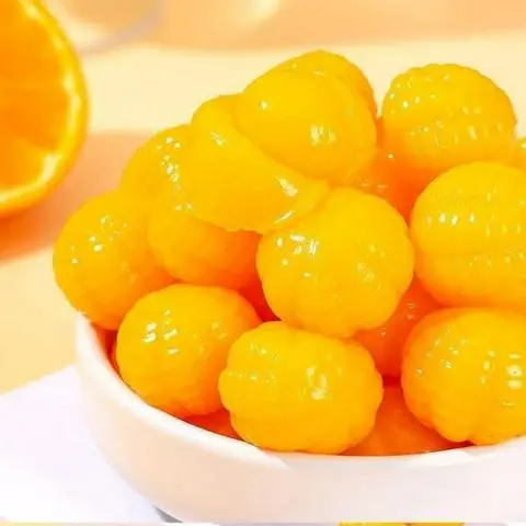 Hình ảnh Kẹo dẻo quýt bóc vỏ (500g) 
