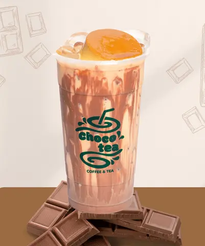 Hình ảnh TRÀ SỮA SOCOLA BÁNH FLAN - SIZE L