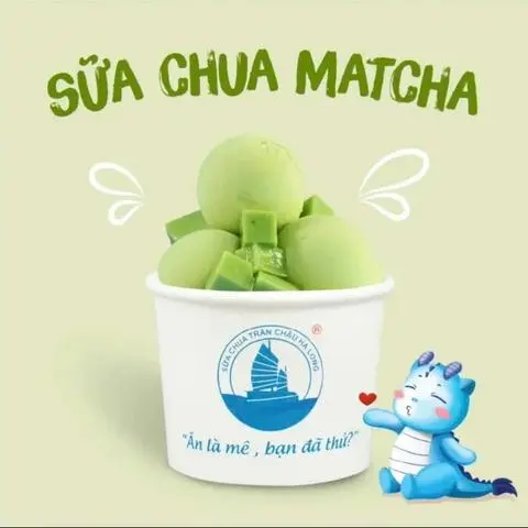 Hình ảnh Sữa chua matcha