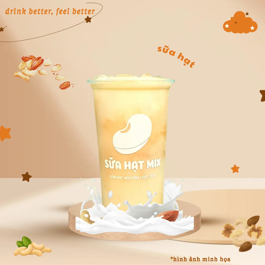 Hình ảnh Sữa Hạt Sen Mix 2 Vị