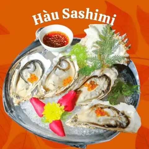 Hình ảnh Hàu SaShimi Trứng Cá - 6 Con