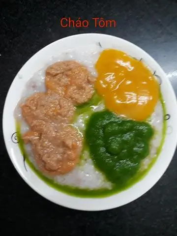 Hình ảnh Cháo dinh dưỡng tôm - cho trẻ em