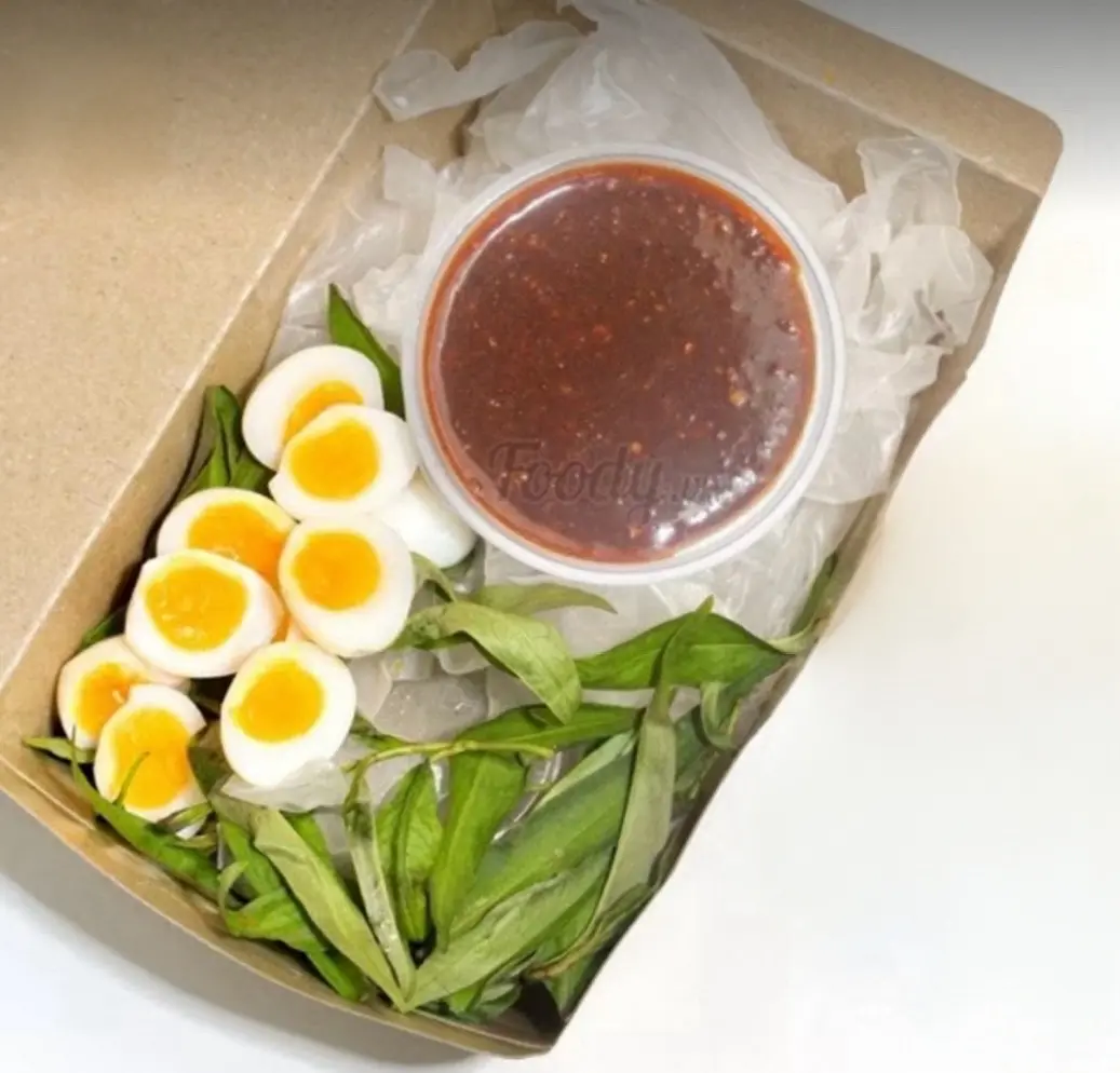 Hình ảnh Bánh dẻo chấm sốt muối tôm cay 3 trứng