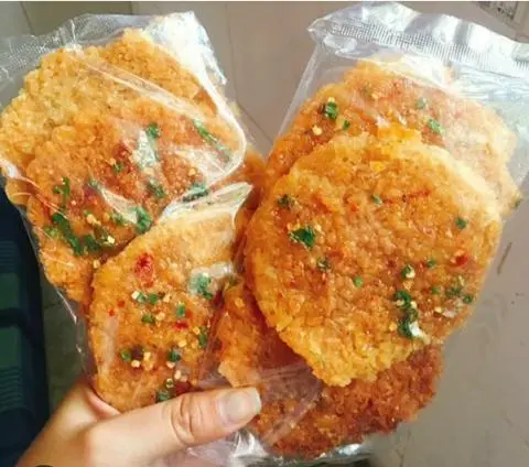 Hình ảnh Cơm cháy mini mắm hành
