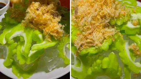Hình ảnh khổ qua chà bông 