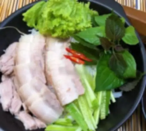 Hình ảnh Bún thịt luộc đặc biệt