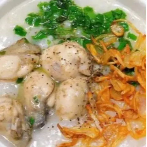 Hình ảnh Cháo hàu + Cháo hến nấm + 1 coca chai