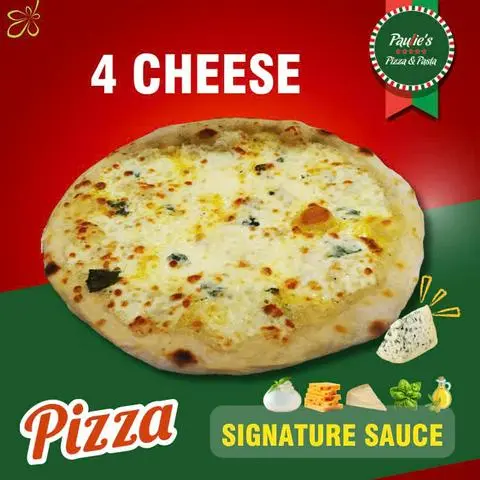 Hình ảnh Pizza 4 Loại Phô Mai | 4 Cheese Pizza