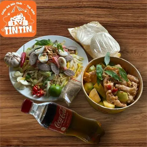 Hình ảnh (Combo 1)tré trộn thập cẩm+chân gà sốt thái size M (tặng 1 phồng tôm+1 cocacola)