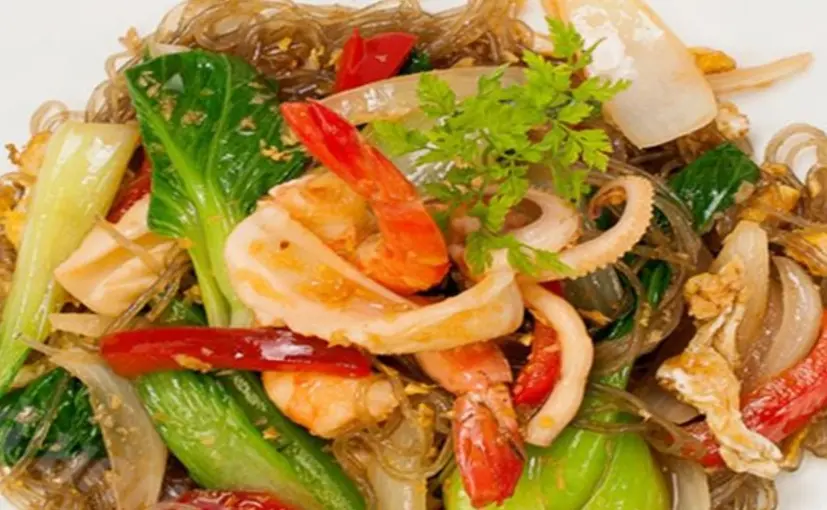 Hình ảnh miếng xào hải sản 