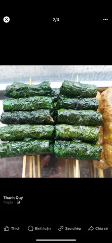 Hình ảnh bánh mì bò lá lốt