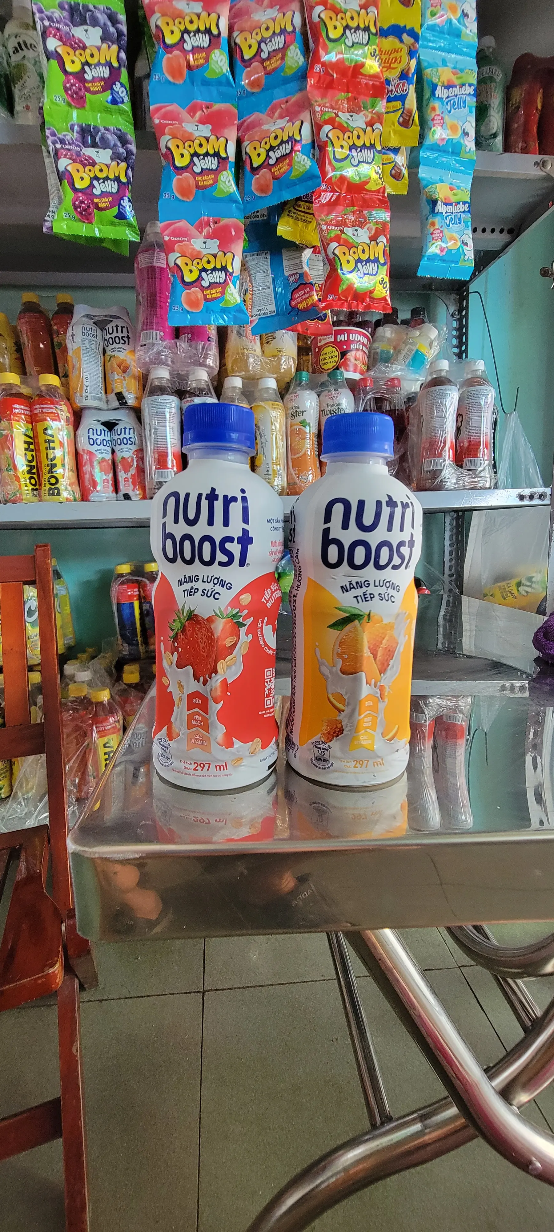 Hình ảnh sữa Nutri dâu,cam
