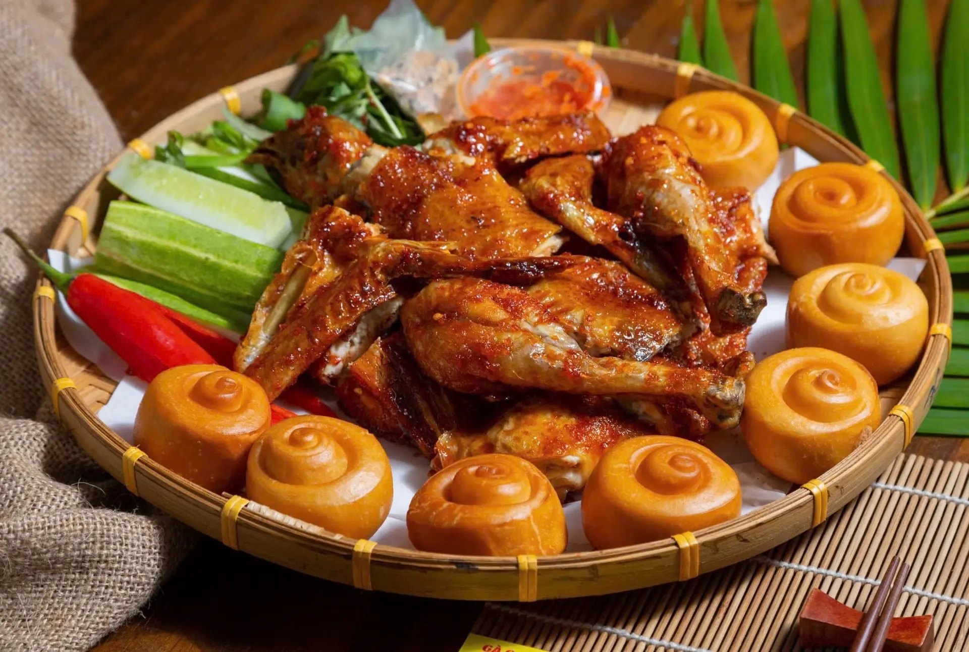 Hình ảnh Gà nướng mắm nhĩ