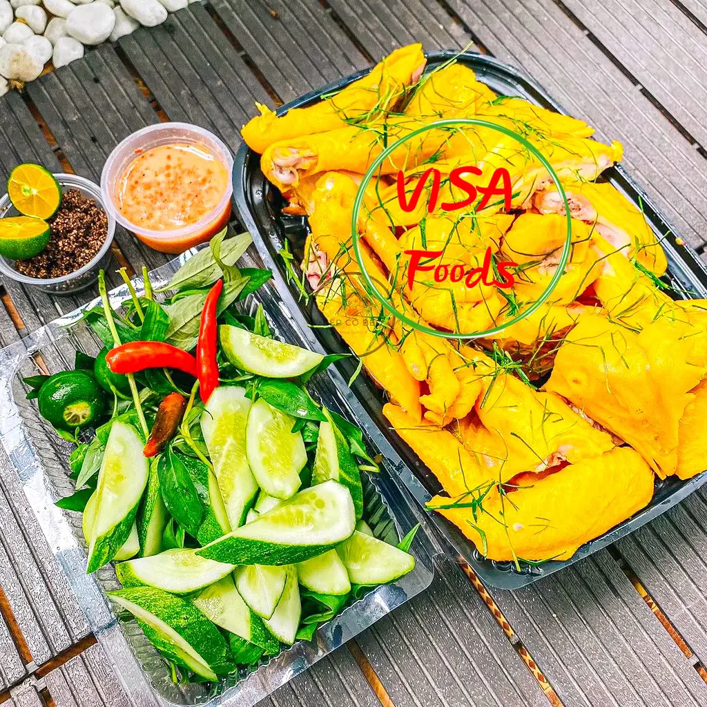 Hình ảnh Gà Ủ Muối Hoa Tiêu - Nguyên Con (đầy đủ đầu cổ chân) - Tặng 1 Pepsi