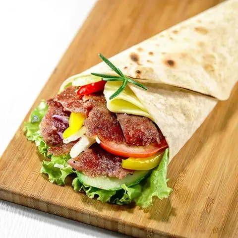 Hình ảnh Kebab cuộn thịt bò Úc đặc biệt + phô mai