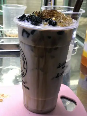 Hình ảnh sữa tươi sương sáo Cafe - size M 