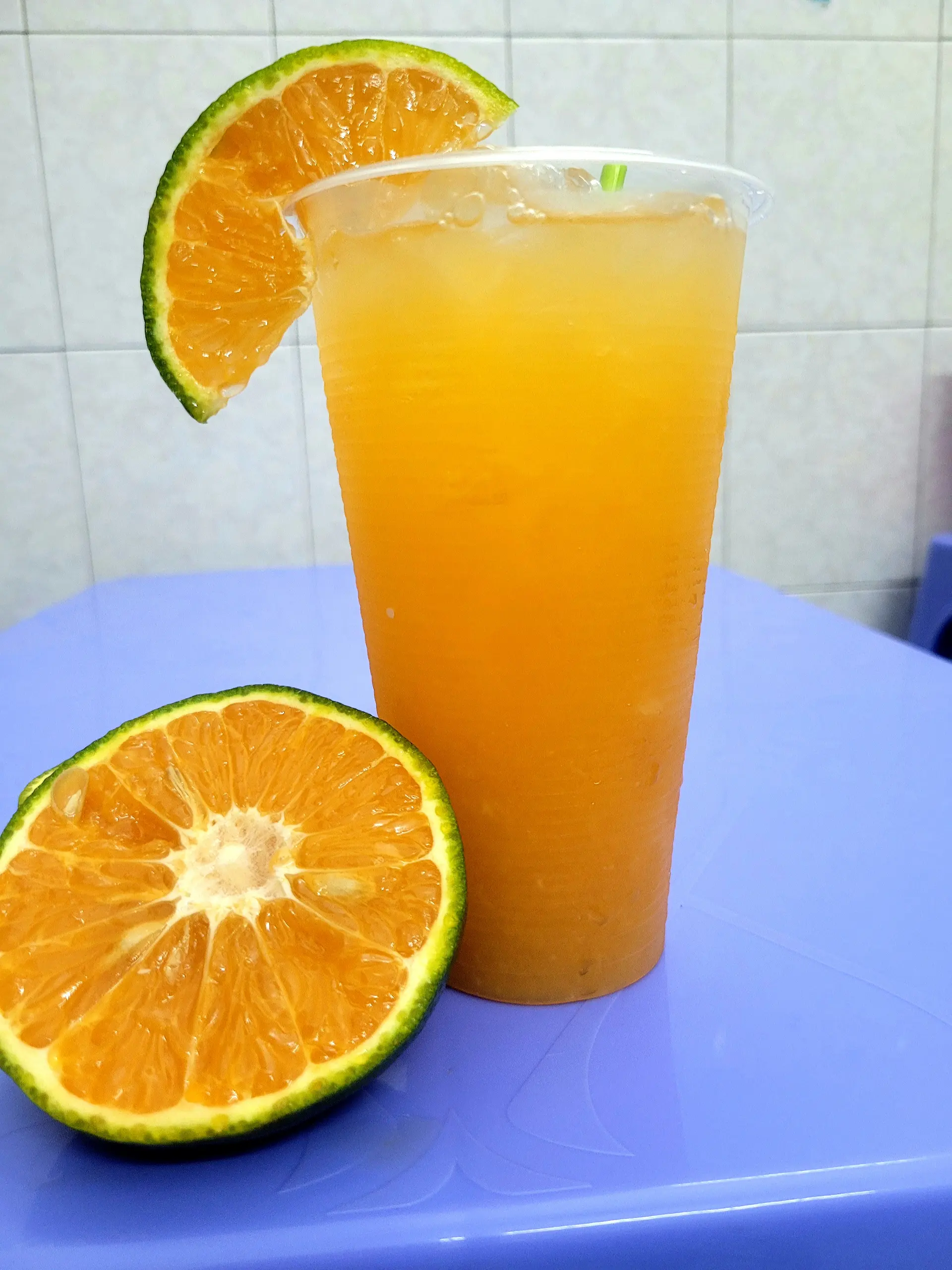 Hình ảnh Nước Cam Ép ly 700ml