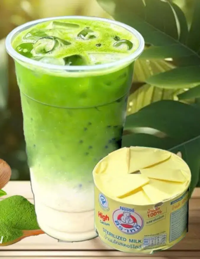 Hình ảnh Matcha sữa gấu
