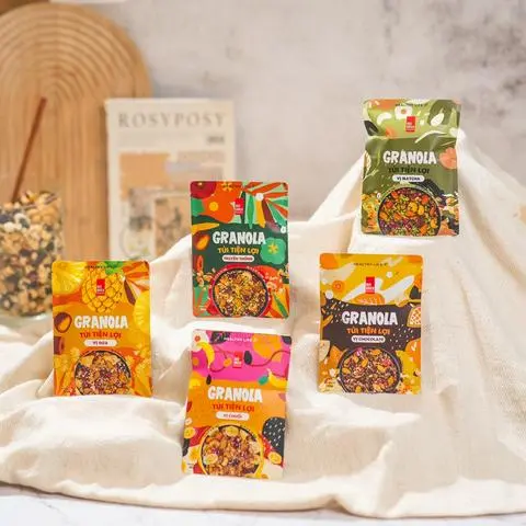Hình ảnh Granola túi tiện lợi vị Dứa