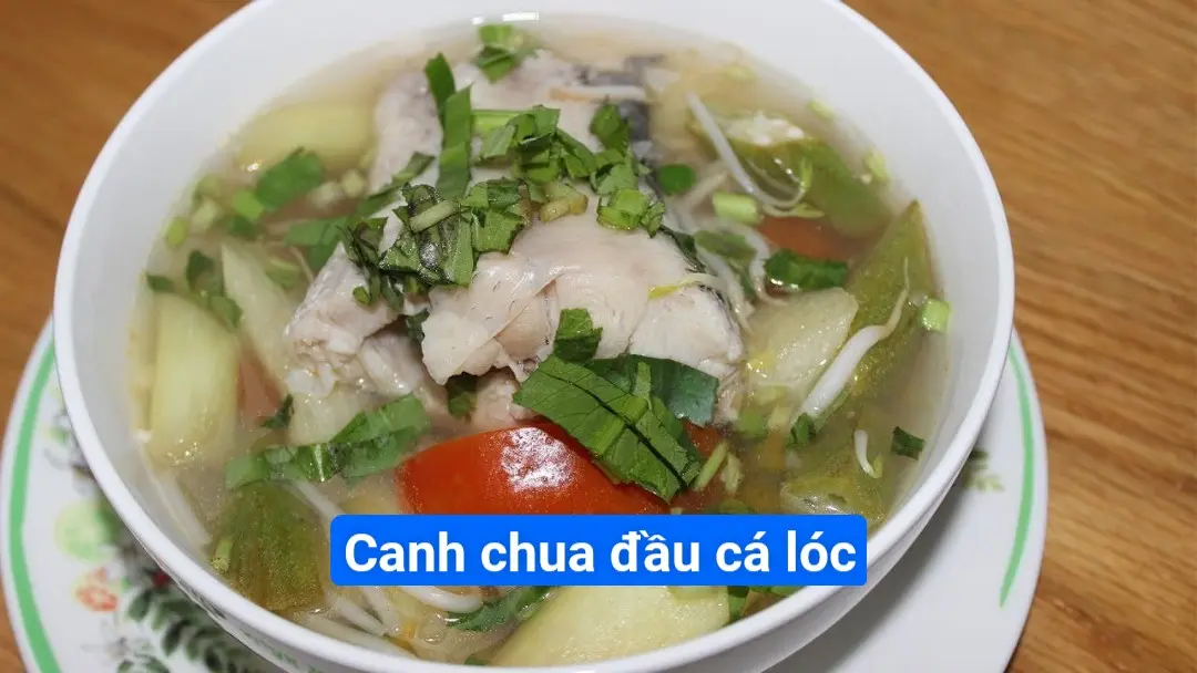 Hình ảnh Canh chua đầu cá lóc
