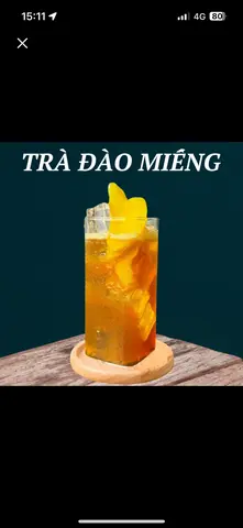 Hình ảnh Trà đào miếng