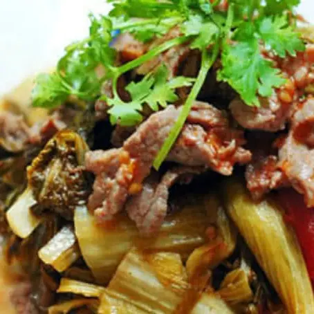 Hình ảnh Bò  thêm xào cải chua