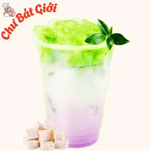 Hình ảnh Khoai Môn Matcha Latte Trân Châu Trắng