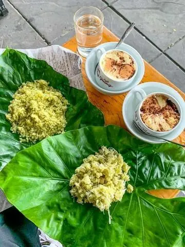 Hình ảnh combo xôi cốm- cốm non