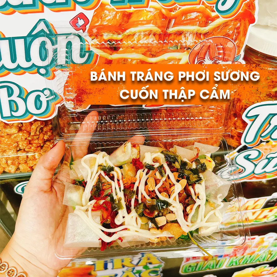 Hình ảnh Bánh Tráng Phơi Sương Cuốn Thập Cẩm