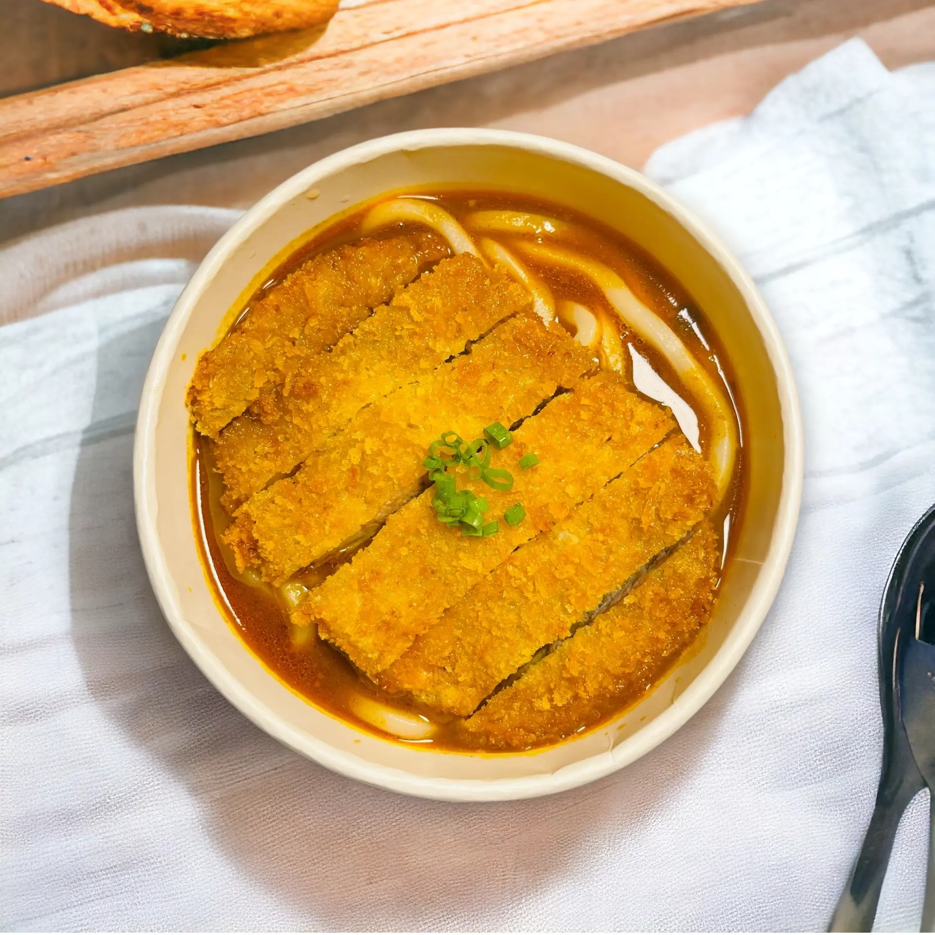 Hình ảnh Mì Udon Cà Ri Thịt Heo Chiên Xù 