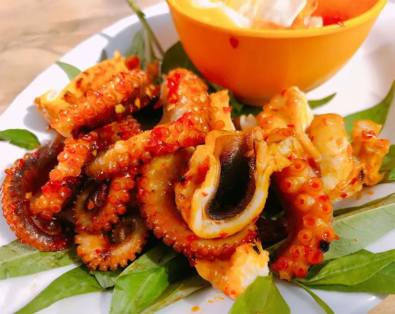Hình ảnh Bạch tuộc nướng sa tế 500g