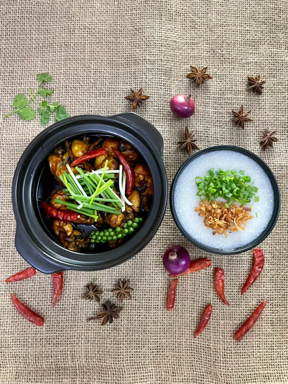 Hình ảnh Cháo ếch 1 con ( cháo hành )