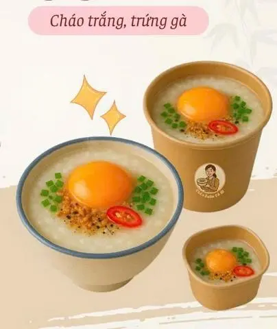 Hình ảnh Cháo trứng gà đánh