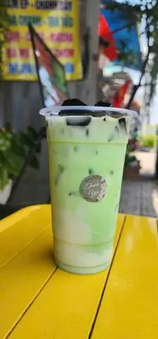 Hình ảnh LATTE ĐẬU XANH LÁ DỨA